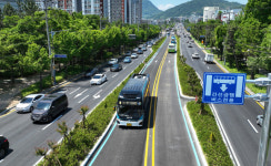 [창원 S-BRT 임시 개통 첫날] 시내버스 직접 타보니