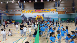 남해유치원·지역 9개 공립유치원, 연합운동회 열어