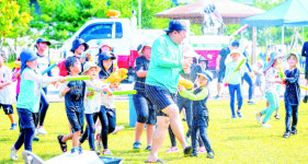 남해 지족어촌관광단지서 ‘죽방렴 물총놀이터’ 행사