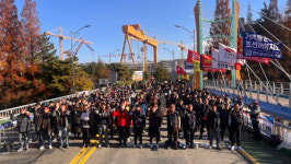 노동계 “대우조선 파업 개입한 명태균 관련자 처벌해야”