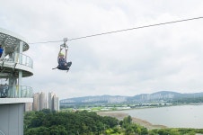 시원한 스카이레일 타며 여름 무더위 잊어버려요