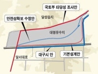 대구4차순환고속道 성서∼지천JCT구간 공사, 대명유수지 피해 최소화할 친환경 노선안 채택