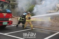 대구동부소방서 공동주택 피난중점 훈련