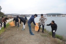 동구청 홍보전산과, 금호강 둔치 환경정화 활동