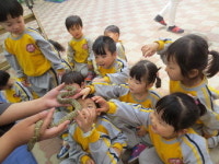 “책에서만 보던 뱀…직접 만져보니 신기했어요”