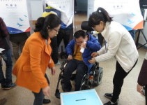 상주시선거관리위원회 장애인 선거 모의체험