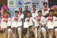 육군3사 태권도팀 연맹회장기대회 품새부문 휩쓸어
