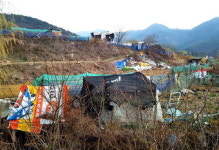 대구 달서구 월광수변공원 인근 쓰레기 몸살
