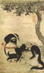 [김남희의 그림 에세이] 이암 ‘모견도(母犬圖)’