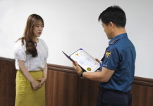 안동성소병원 조민희 간호사 안동경찰서장 감사장