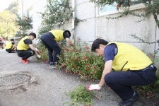 고령경찰서 대창양로원을 방문 주변 환경미화, 운동보조 등 봉사활동