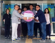 불은사 신도들, 성금 200만원 하빈면사무소에 기탁