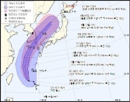 제17호 태풍 타파 북상...20일 밤부터 23일까지 강풍 동반한 많은 비 예상