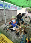[포토뉴스] 대구시농업기술센터, 벌초 안전사고 막기 동력 예초기 안전점검