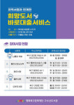 구수산도서관 희망도서 바로대출서비스 참여서점 5개소로 확대