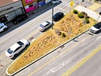 상주시, 교통섬 2곳 녹화공간 조성