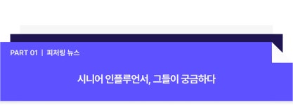 주문하신 ‘시니어 인플루언서’ 전략 여와 봤는데요