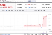 이엔플러스, 각형 리튬이온 배터리 개발 소식에 상한가 터치