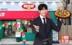 먼투썬피자, 전속모델 이승기 발탁… 지면 광고 촬영
