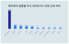 SK이노베이션·HD현대·흥구석유, 3월 4주차 업종별 주식 석유와 가스 부문 트렌드지수 순위