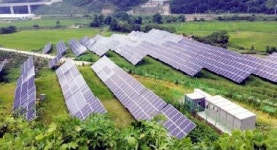 철도부지 이용 태양광 발전