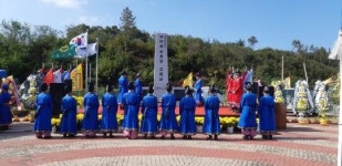 부여, 석성산성 백제 무명용사의 넋 기려