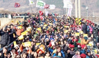 ‘밀양 희망버스’ 큰 충돌 없이 해산
