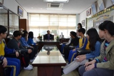 진주 천전초교 전교임원·학교장 만남의 장