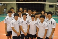 동명고 고교배구 3관왕 향해 구슬땀