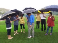 거제시의회 ‘둔덕가족생활체육공원’ 현지 확인