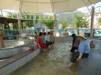 마금산온천 야외 족욕체험장 4월 1일 재개장