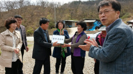 허종홍 합천군의회 의장, 성인문해교실 방문