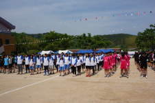 거제 하청중·장목중·외포중 자매결연 체육대회