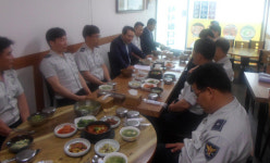 정재화 진주경찰서장, 비봉지구대 직원 간담회