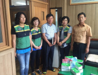 하동 진교주부민방위대 메르스 예방 봉사활동