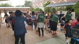 김해 진영금병초교 학부모 메르스 예방활동