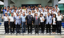 산청경찰서, 임종민·전성규 경위 정년퇴임식