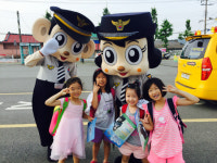 사천경찰서·용산초교, 안전한 등굣길 만들기 캠페인
