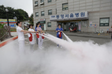 통영서울병원·소방서 합동소방훈련