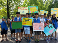 김해시청소년수련관 청소년봉사단 환경캠페인