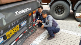 산청휴게소, 화물차 무상 안전점검 행사