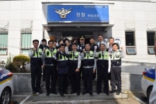 진주署 남강지구대 베스트 순찰팀 인증식