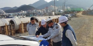 통영경찰서, 국지도 67호선 공사 현장 점검