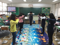 진주 망경초교, 전통예절 체험 실시