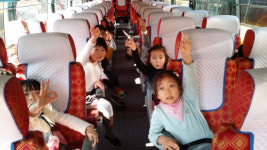 진주유치원 안전띠 매기 체험활동