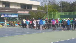 진주K-스포츠클럽, 모덕연합 테니스대회 열려