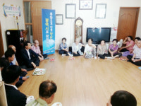 신용수 의창구청장, 무더위 쉼터 경로당 위문