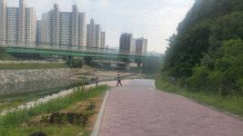 광려천 명품산책로 창원-함안 연결 안돼