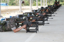 경남대학 군사학과 재학생 107명 병영훈련