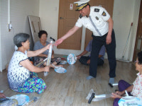 산청署, 경로당 노인 교통안전교육
